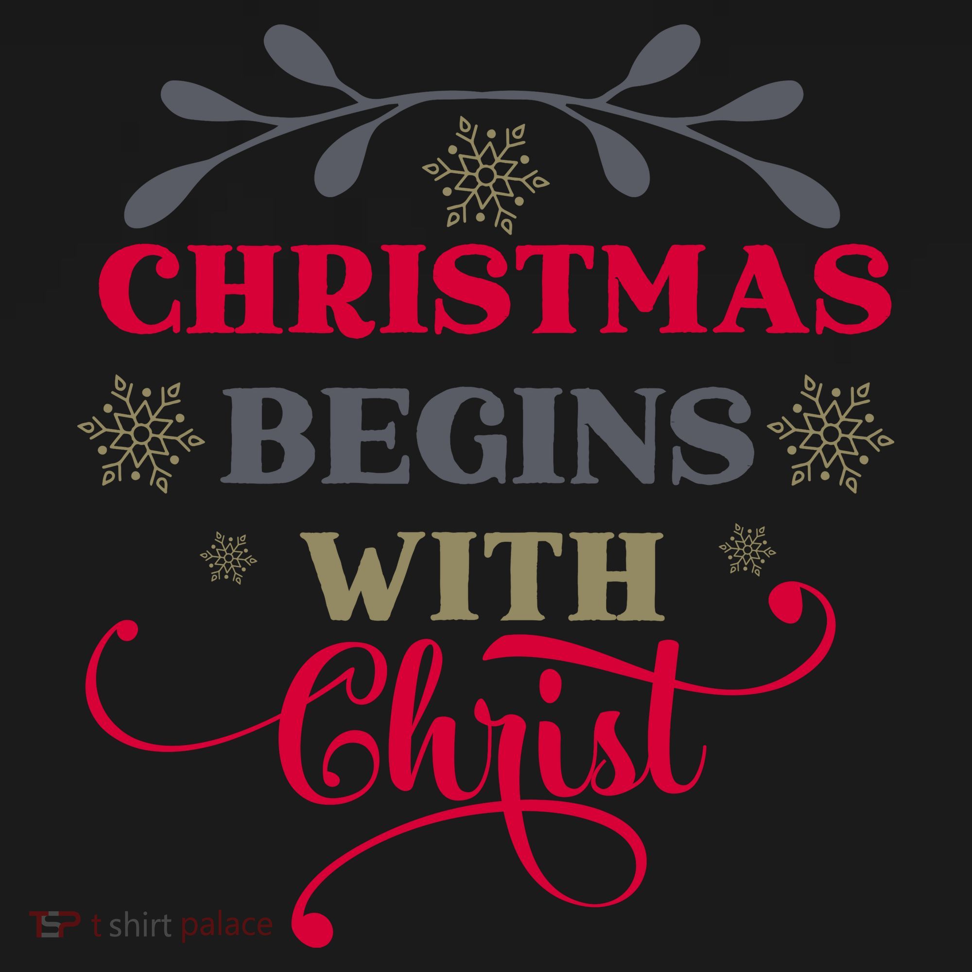 Christmas Begins With Christ Christian Doggie Tank