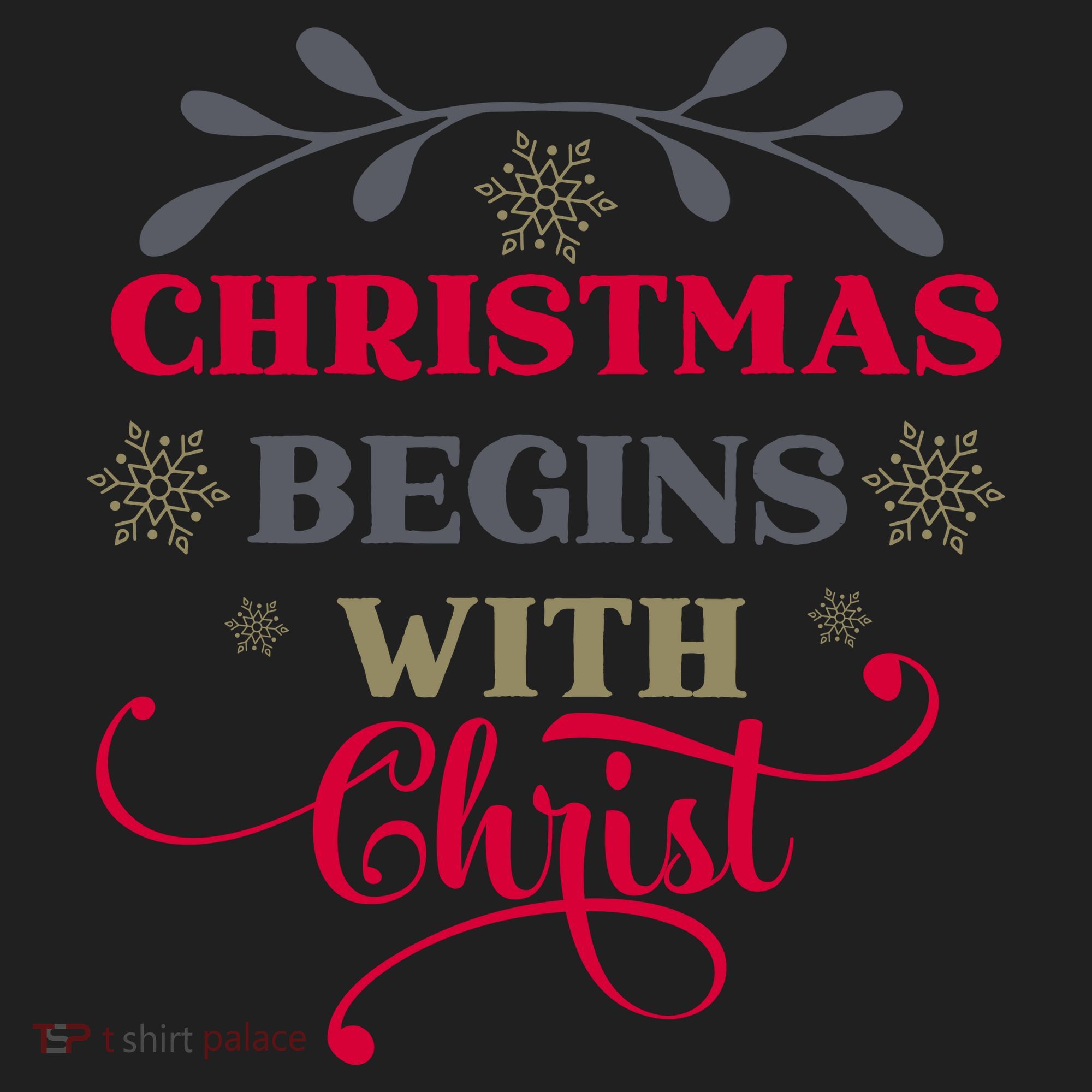 Christmas Begins With Christ Christian Beanie