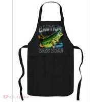 Caution Bass Zone Fishing Apron thumb 0