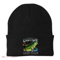 Caution Bass Zone Fishing Beanie thumb 0