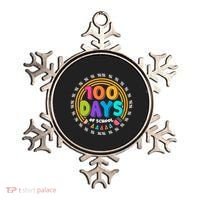 Cute Cool 100 Days Of School Pencil Emblem Ornament thumb 0