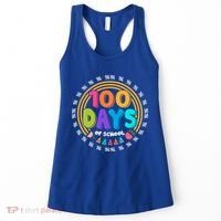 Cute Cool 100 Days Of School Pencil Emblem Women's Tank Top thumb 0