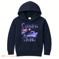 Cousins Cruise 2026 Kids Hoodie thumb 0