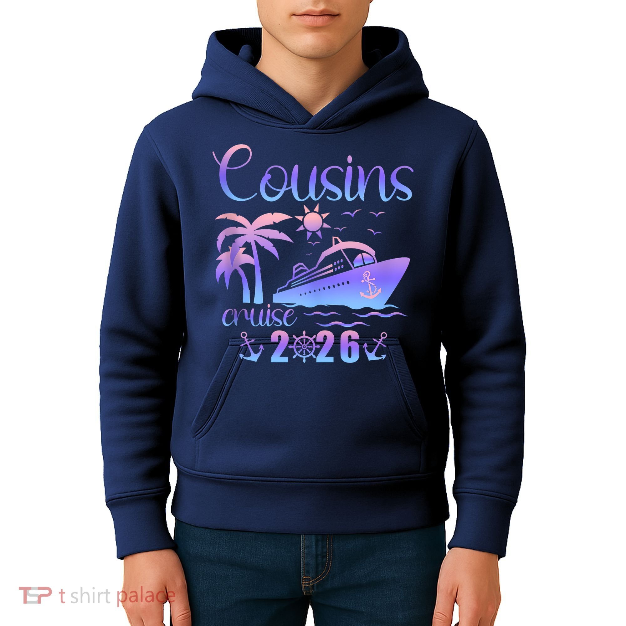 Cousins Cruise 2026 Kids Hoodie