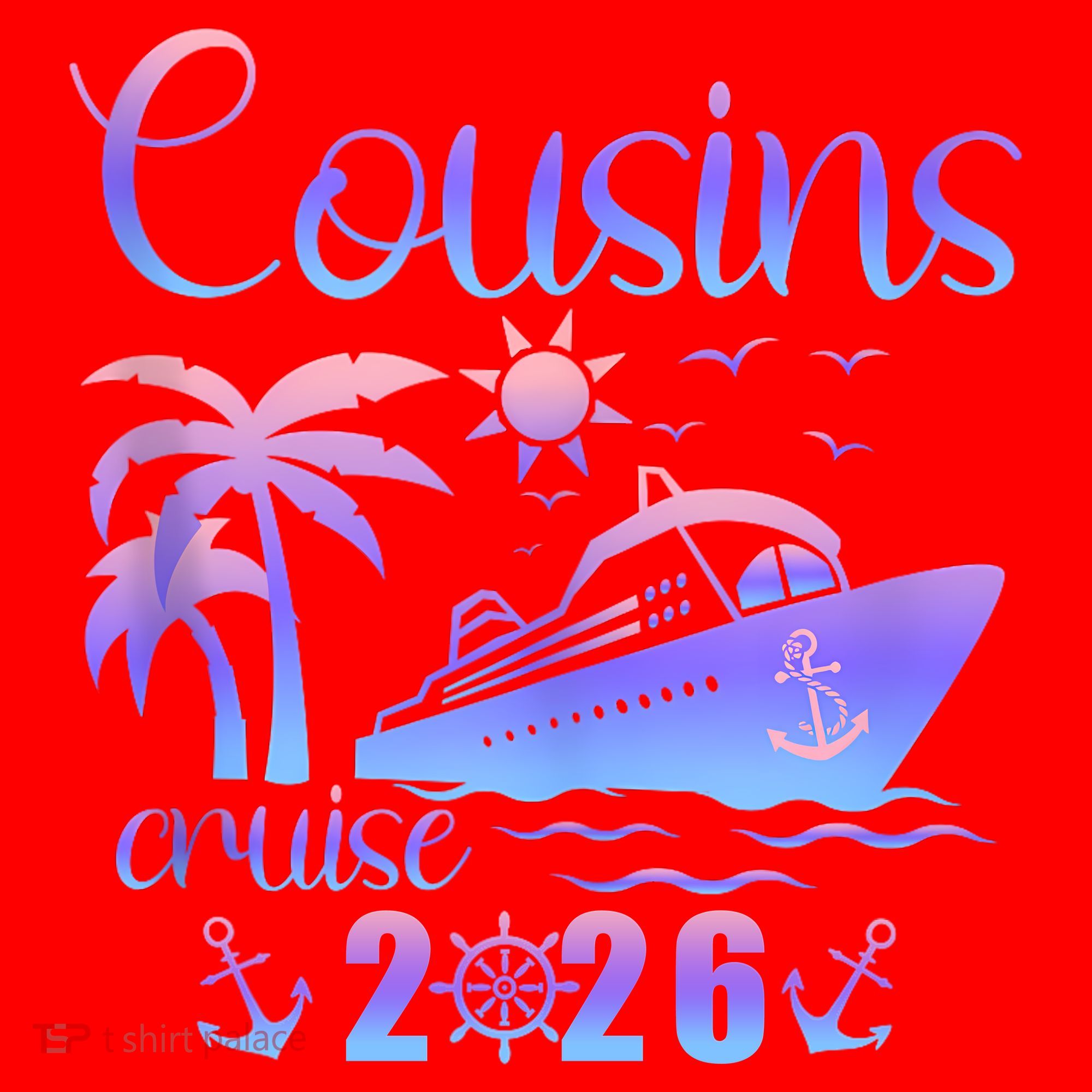 Cousins Cruise 2026 Santa Hat