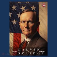 Calvin Coolidge 30th President Of The United States Portrait Women's Tank Top thumb 5