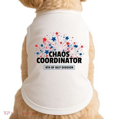Chaos Coordinator 4th Of July Divison Fireworks Doggie Tank