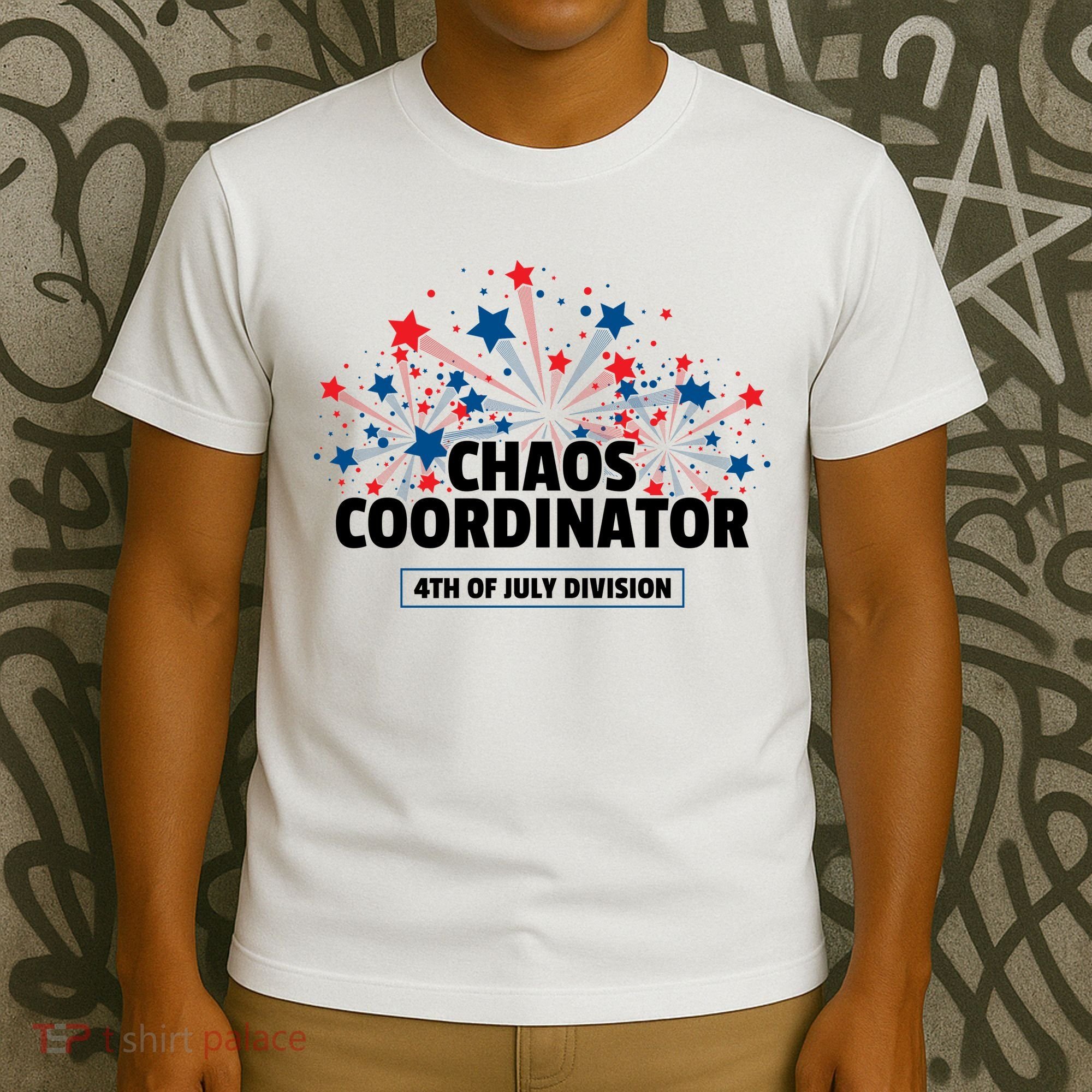 Chaos Coordinator 4th Of July Divison Fireworks T-Shirt
