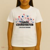 Chaos Coordinator 4th Of July Divison Fireworks T-Shirt thumb 4