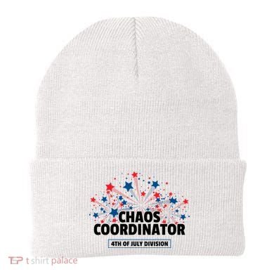 Chaos Coordinator 4th Of July Divison Fireworks Beanie
