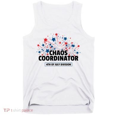 Chaos Coordinator 4th Of July Divison Fireworks Tank Top