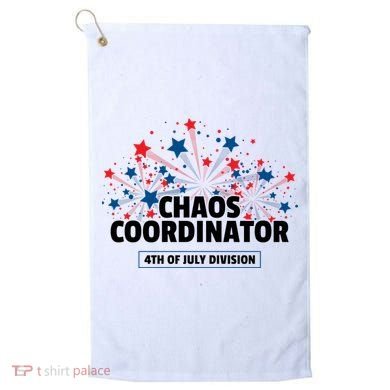 Chaos Coordinator 4th Of July Divison Fireworks Golf Towel