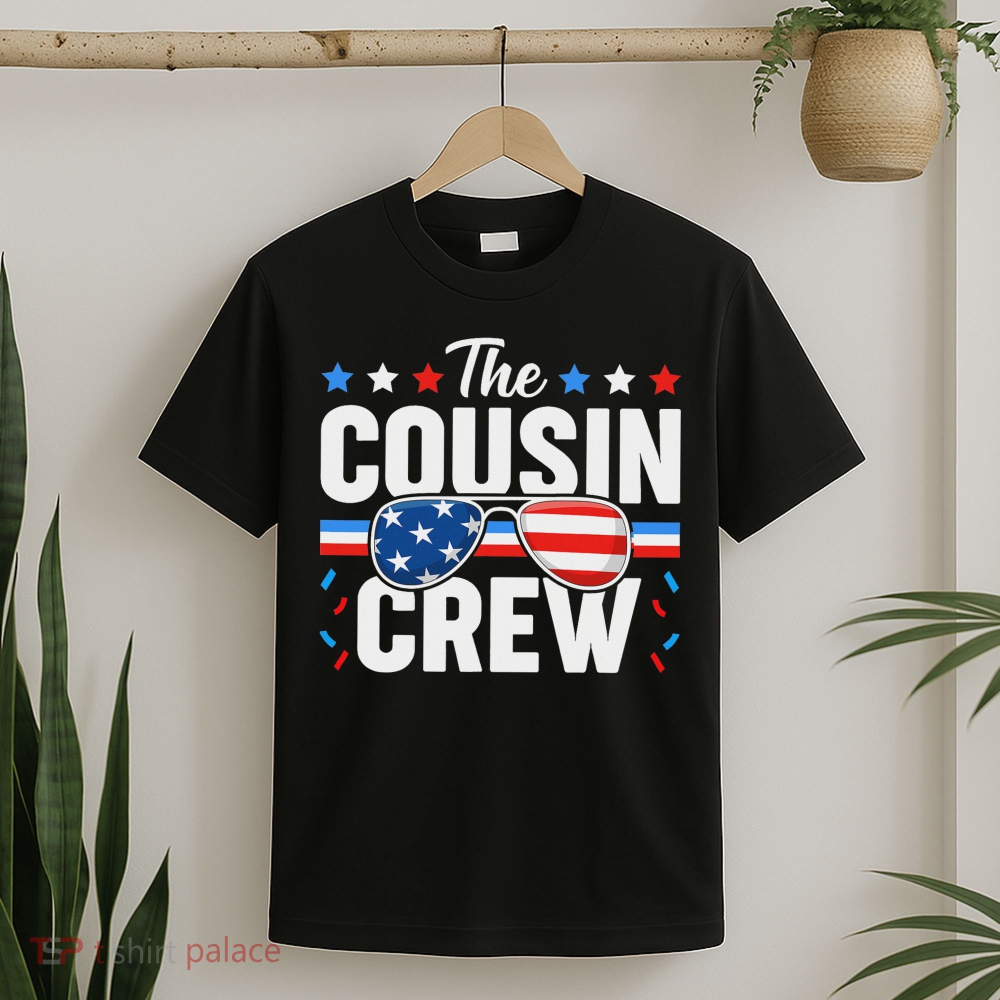Cousin Crew 4th Of July Patriotic American Family Matching T-Shirt