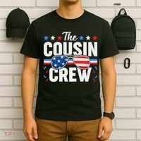 Cousin Crew 4th Of July Patriotic American Family Matching T-Shirt thumb 6