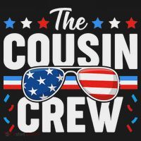 Cousin Crew 4th Of July Patriotic American Family Matching T-Shirt thumb 7
