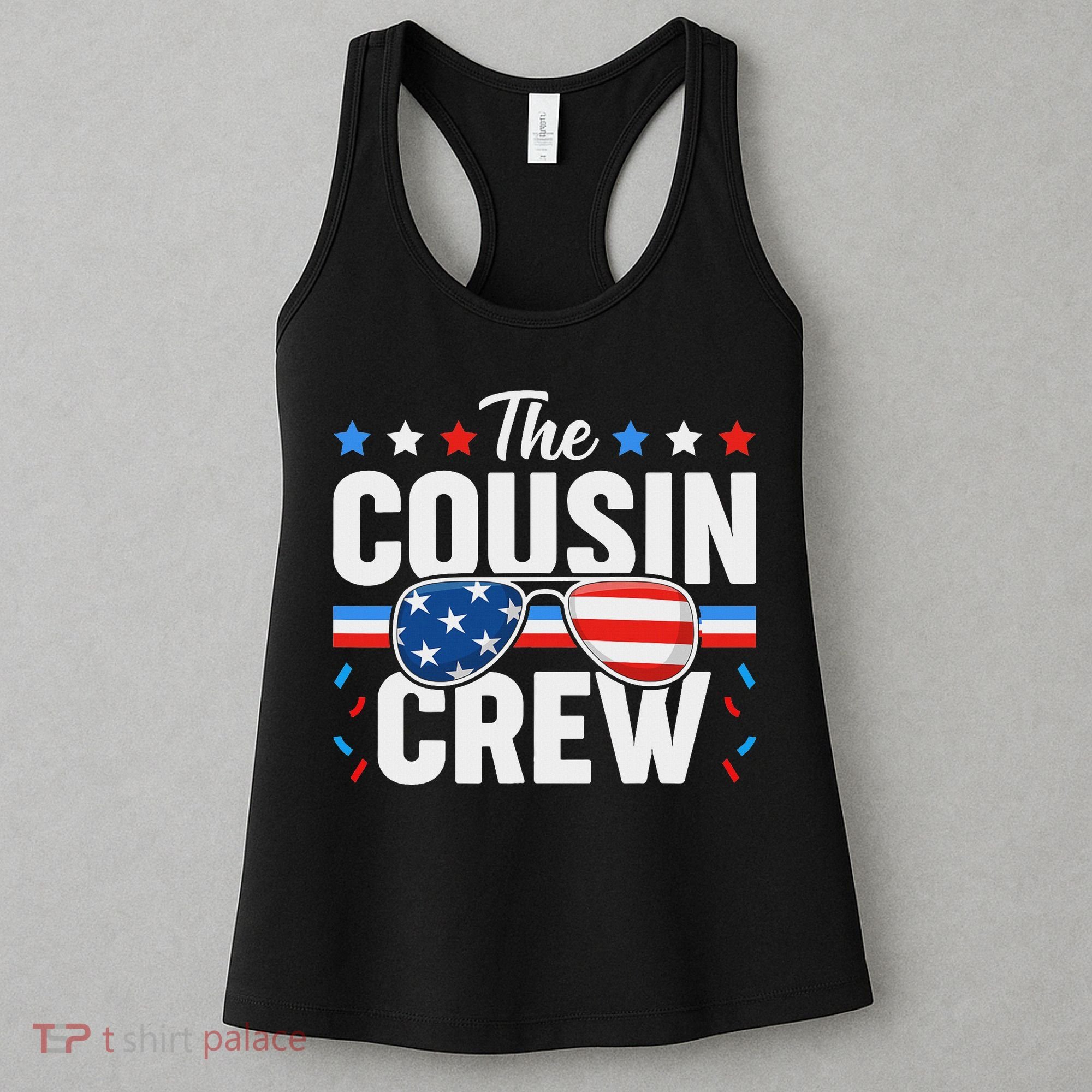 Cousin Crew 4th Of July Patriotic American Family Matching Women's Tank Top