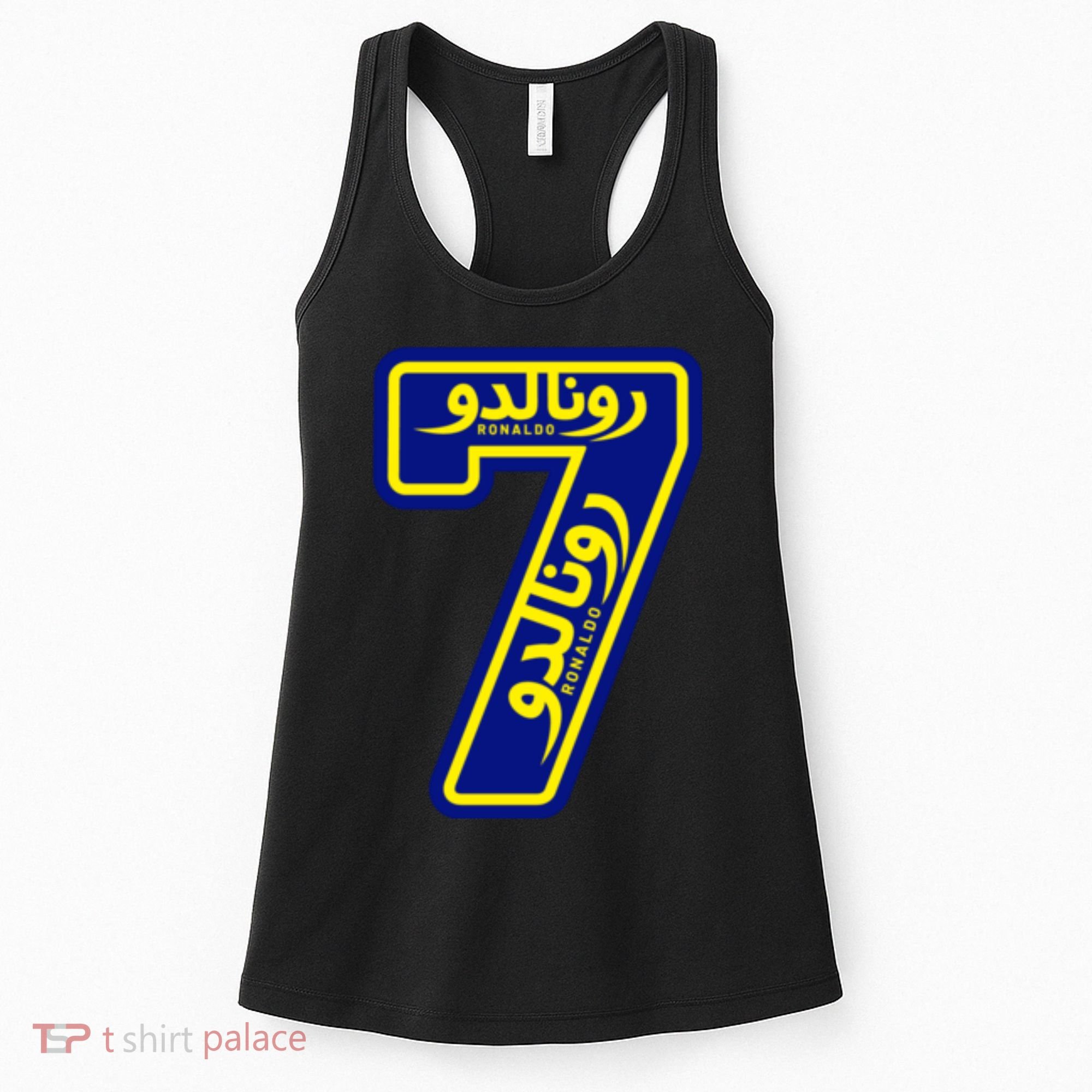 Cool Cristiano 7 Al Nassr Soccer Player Jersey In Arabic And English Women's Tank Top
