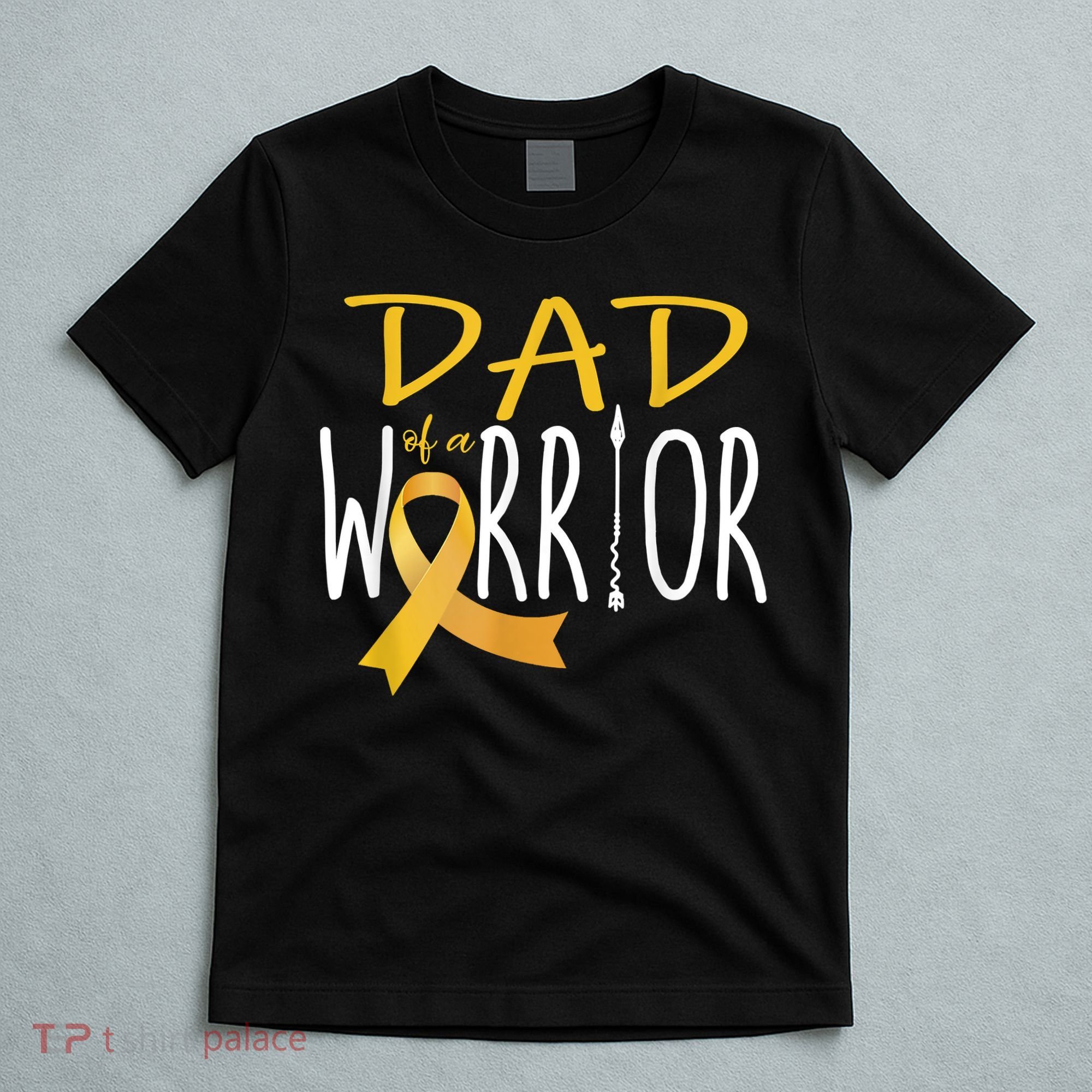 Childhood Cancer Awareness Dad Of A Warrior T-Shirt