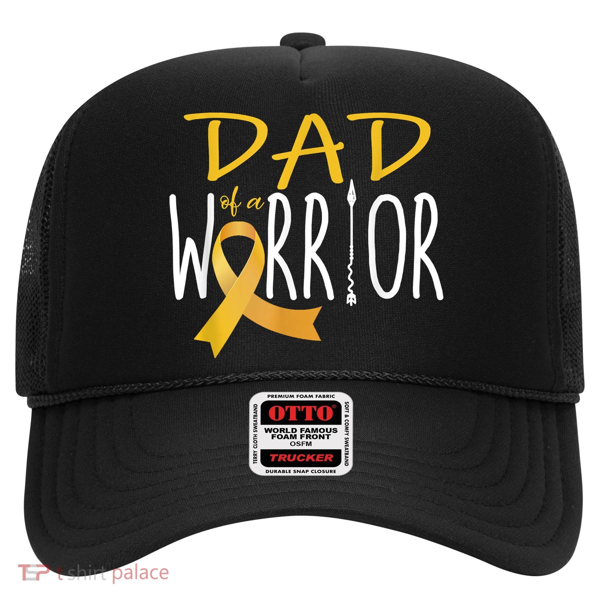 Childhood Cancer Awareness Dad Of A Warrior Hat