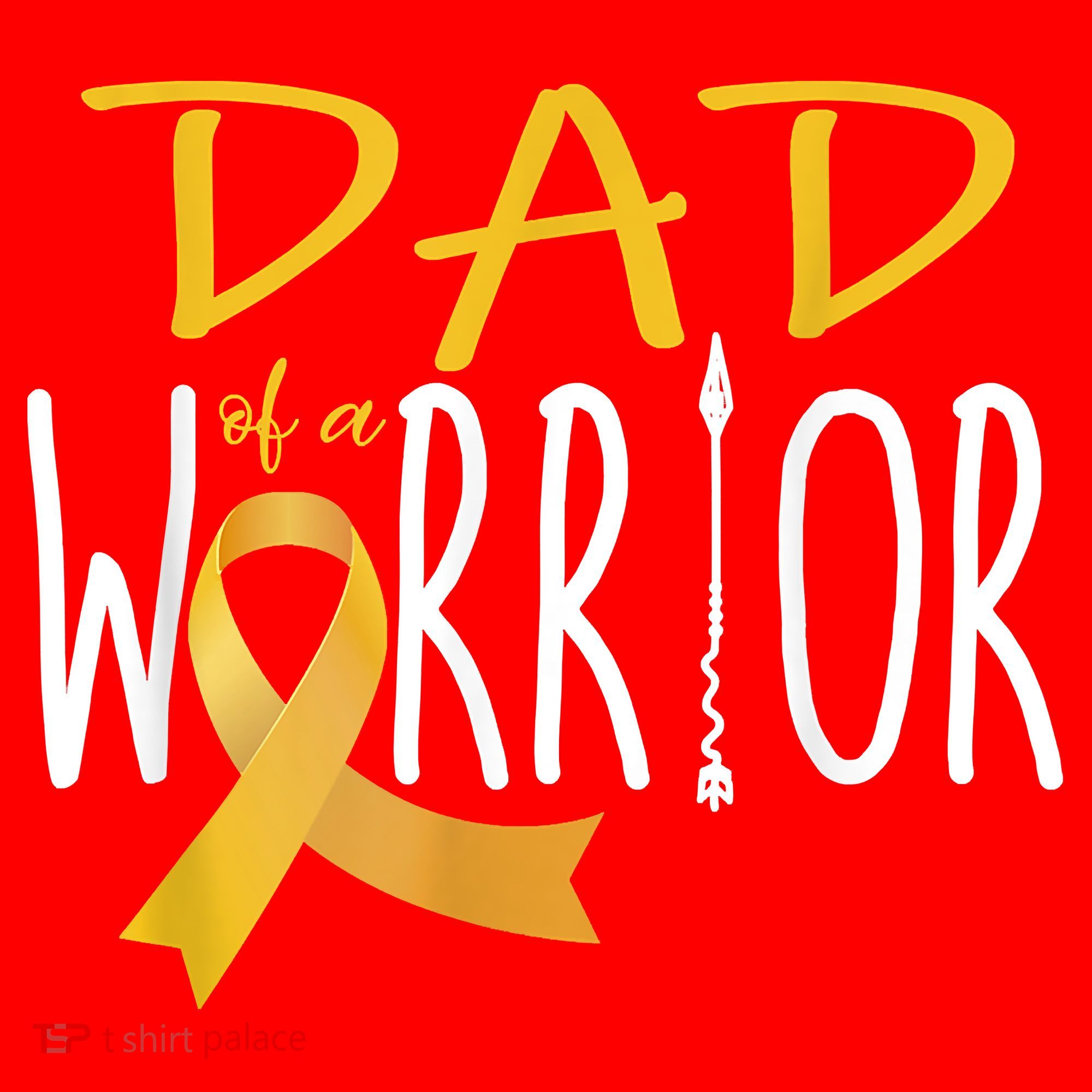 Childhood Cancer Awareness Dad Of A Warrior Santa Hat