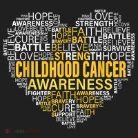 Childhood Cancer Awareness Hope Support Strong Warrior Women's Sweatshirt thumb 2