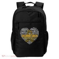 Childhood Cancer Awareness Hope Support Strong Warrior Backpack thumb 0