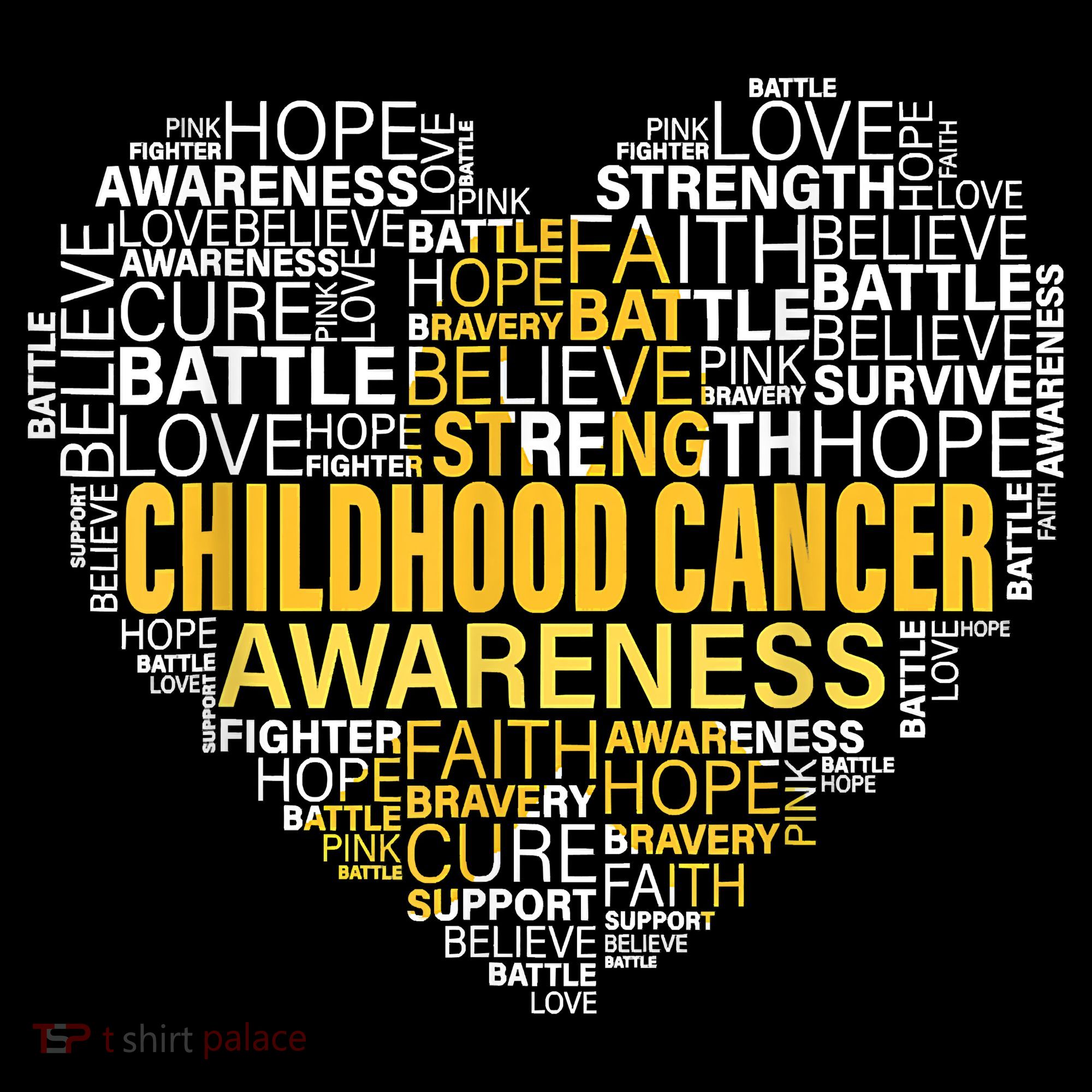 Childhood Cancer Awareness Hope Support Strong Warrior Women's Hoodie
