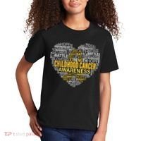 Childhood Cancer Awareness Hope Support Strong Warrior Kids T-Shirt thumb 2