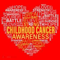 Childhood Cancer Awareness Hope Support Strong Warrior Santa Hat thumb 1