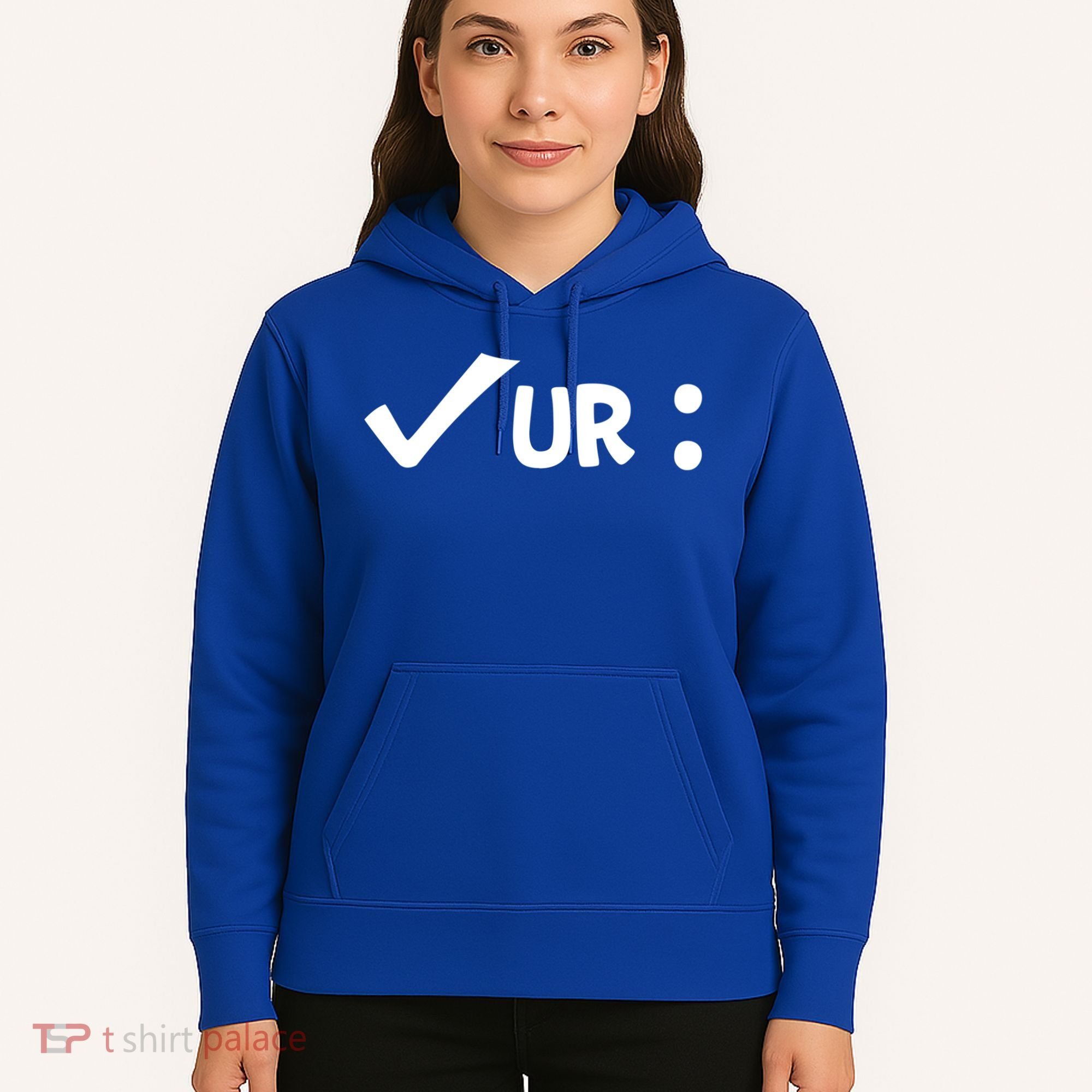 Colon Cancer Awareness Blue Check Your Colon Gift Hoodie