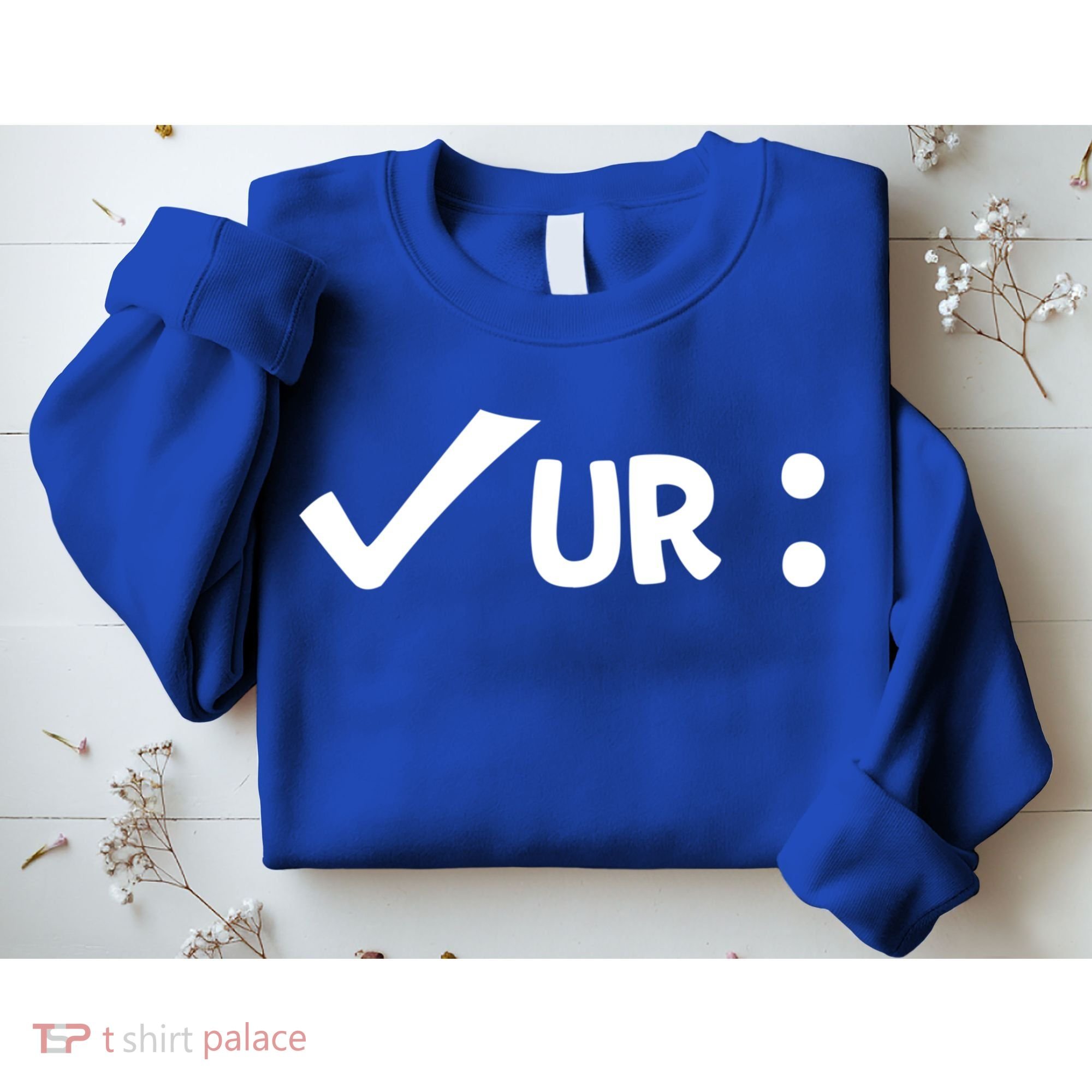 Colon Cancer Awareness Blue Check Your Colon Gift Sweatshirt