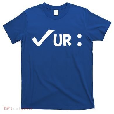 Colon Cancer Awareness Blue Check Your Colon Gift T-Shirt