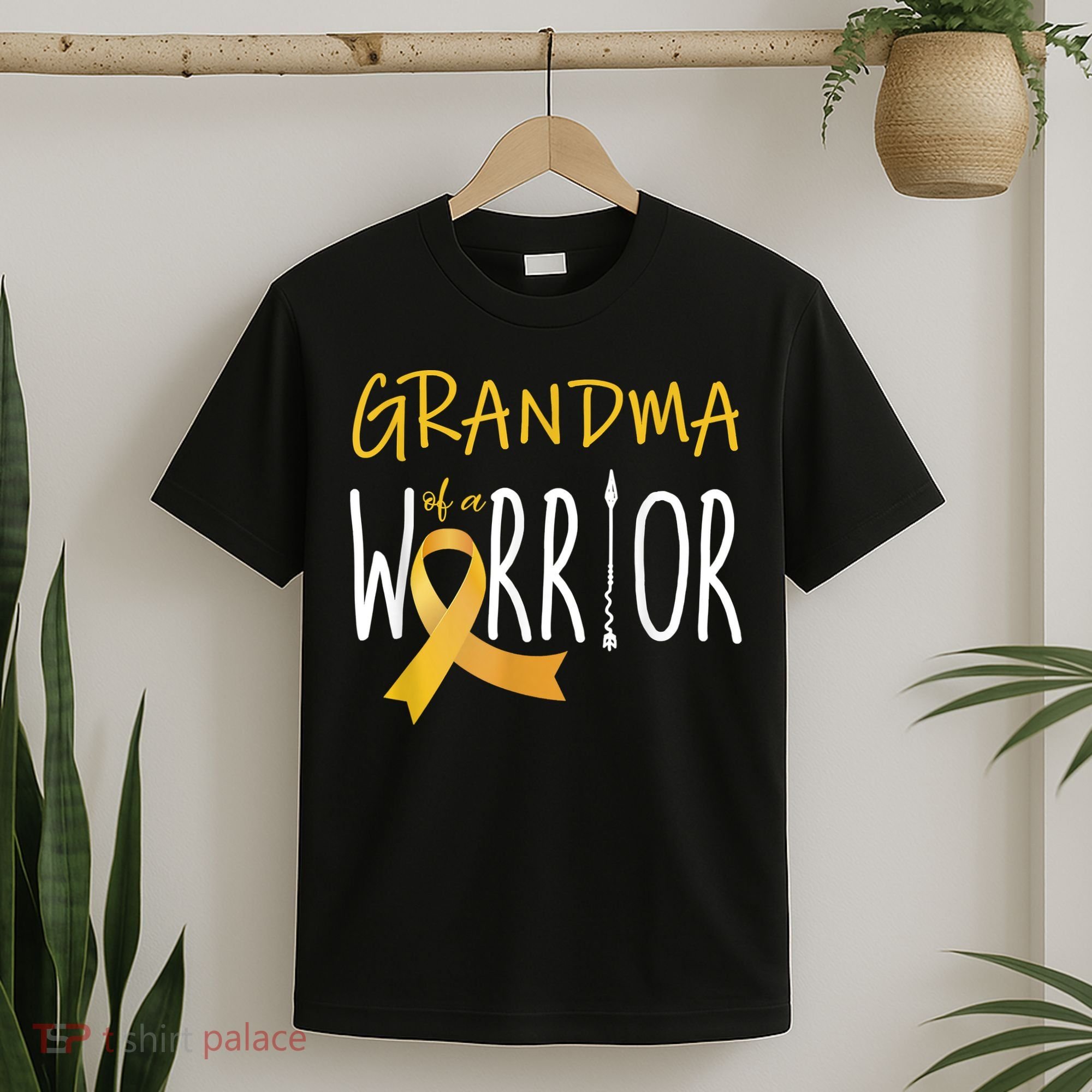 Childhood Cancer Awareness Grandma Of A Warrior T-Shirt
