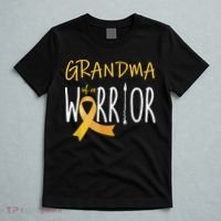 Childhood Cancer Awareness Grandma Of A Warrior T-Shirt thumb 5