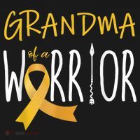 Childhood Cancer Awareness Grandma Of A Warrior Women's Tank Top thumb 5