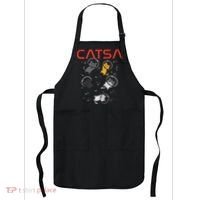 Catsa Cat Astronauts Funny Kitten Space Women Apron thumb 0