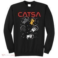 Catsa Cat Astronauts Funny Kitten Space Women Sweatshirt thumb 0