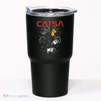 Catsa Cat Astronauts Funny Kitten Space Women Tumbler thumb 0