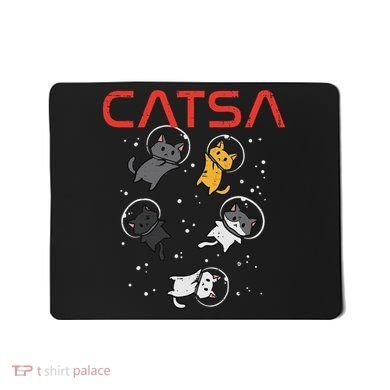Catsa Cat Astronauts Funny Kitten Space Women Mousepad