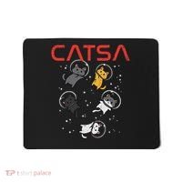 Catsa Cat Astronauts Funny Kitten Space Women Mousepad thumb 0