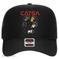 Catsa Cat Astronauts Funny Kitten Space Women Hat thumb 0