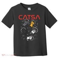 Catsa Cat Astronauts Funny Kitten Space Women Toddler T-Shirt thumb 0