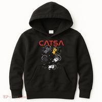 Catsa Cat Astronauts Funny Kitten Space Women Kids Hoodie thumb 0
