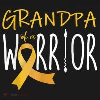 Childhood Cancer Awareness Grandpa Of A Warrior Women's Tank Top thumb 5
