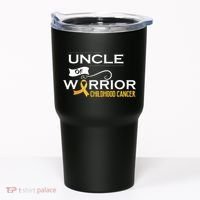 Childhood Cancer Awareness Uncle Of A Warrior Tumbler thumb 0
