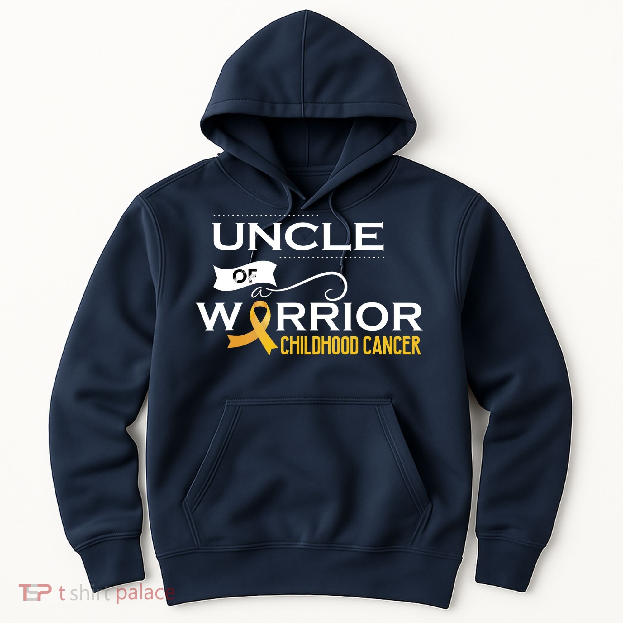 Childhood Cancer Awareness Uncle Of A Warrior Hoodie