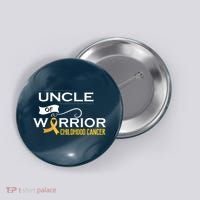 Childhood Cancer Awareness Uncle Of A Warrior Button thumb 0