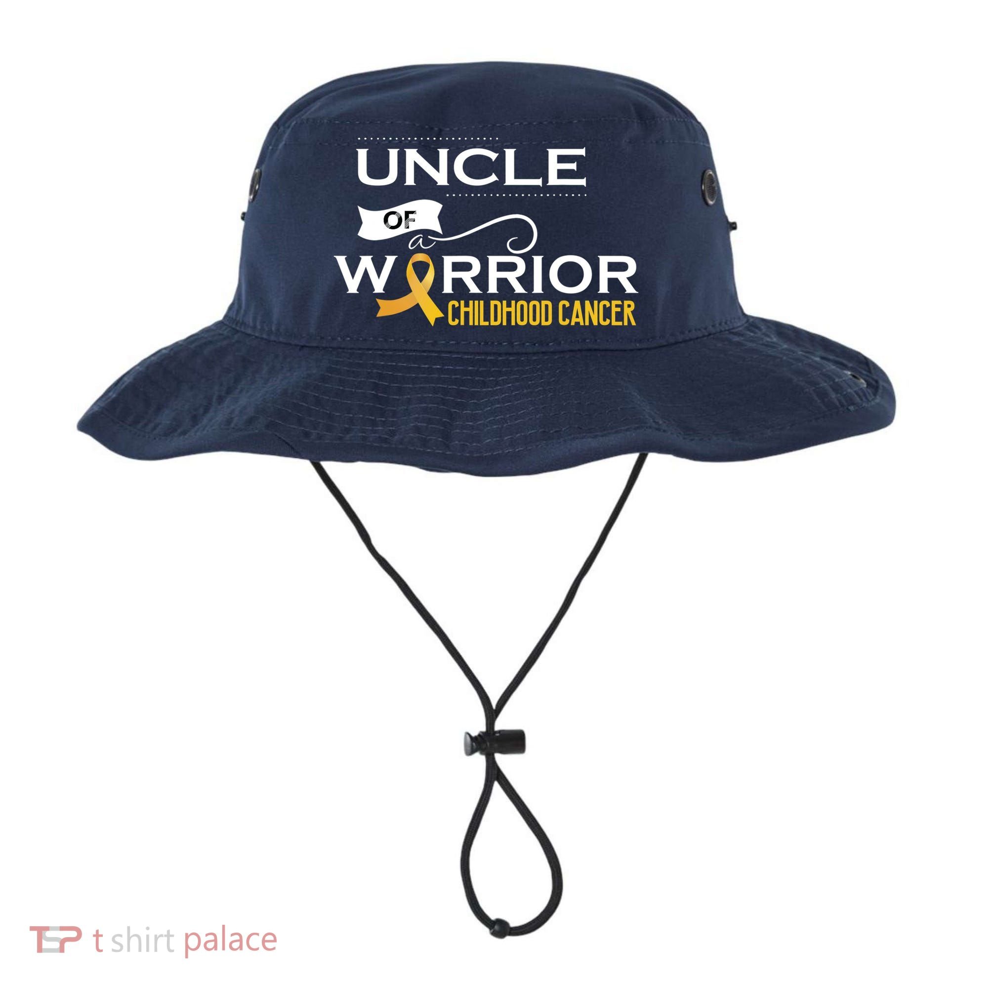 Childhood Cancer Awareness Uncle Of A Warrior Bucket Hat