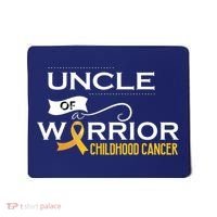 Childhood Cancer Awareness Uncle Of A Warrior Mousepad thumb 0