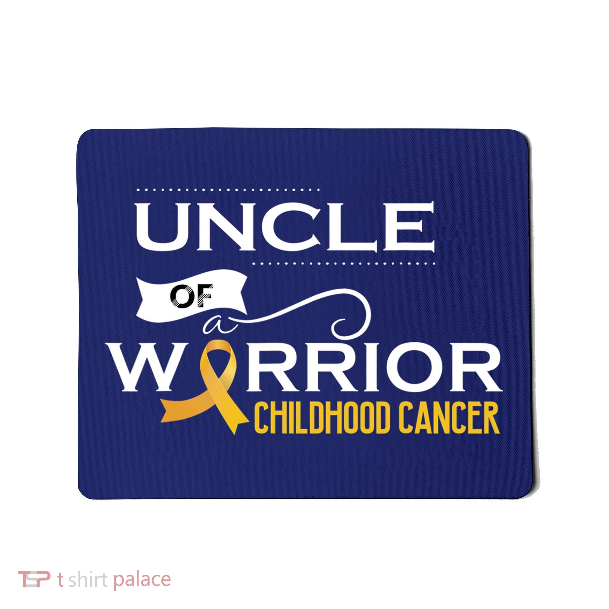Childhood Cancer Awareness Uncle Of A Warrior Mousepad